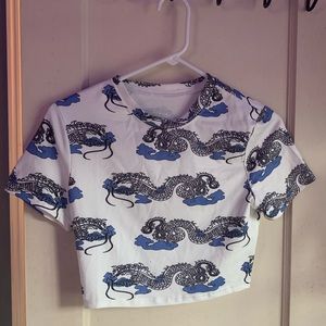 dragon crop top